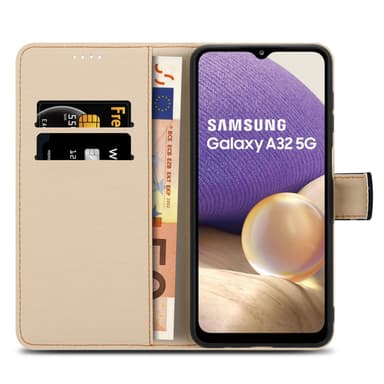 Samsung Galaxy A32 5G Plånboksfodral Skal (Svart)
