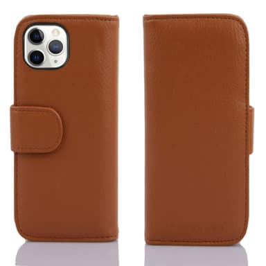 iPhone 13 PRO MAX Plånboksfodral Skal (Brun)