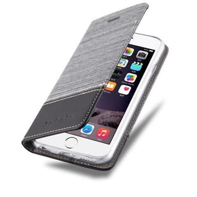 iPhone 6 / 6S Plånboksfodral Skal (Grå)