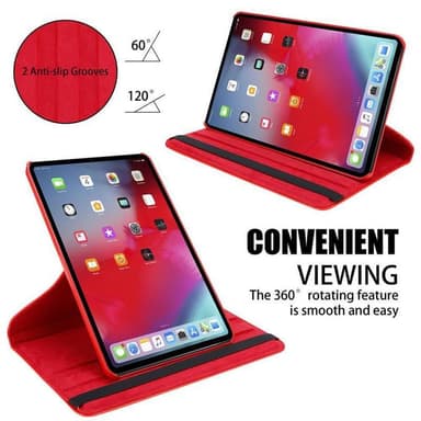 iPad PRO 11 2018 (11 tum) Skal Fodral Case (Röd)