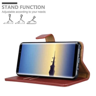 Samsung Galaxy NOTE 8 Plånboksfodral Skal (Röd)
