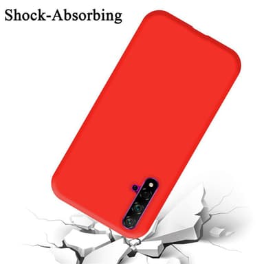 Honor 20 / 20S / Huawei NOVA 5T Skal Fodral Case (Röd)