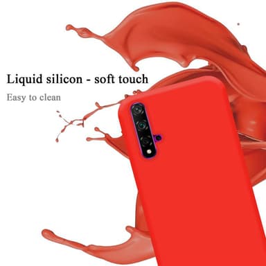 Honor 20 / 20S / Huawei NOVA 5T Skal Fodral Case (Röd)