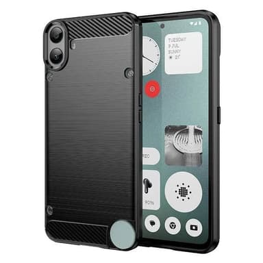 Borstat silikon skal Nothing CMF Phone 1 - Svart
