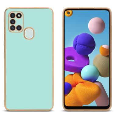 Samsung Galaxy A21s Skal Fodral Case (Grön)