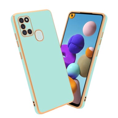 Samsung Galaxy A21s Skal Fodral Case (Grön)