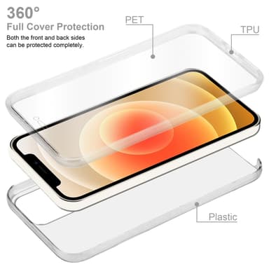 Skal iPhone 12 MINI Fodral Case (Transparent)