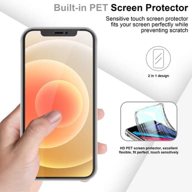 Skal iPhone 12 MINI Fodral Case (Transparent)