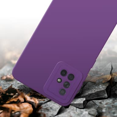 Samsung Galaxy A71 4G Skal Fodral Case (Lila)