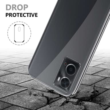 Skal Oppo A36 / A76 Fodral Case (Transparent)