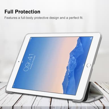 iPad 2 / 3 / 4 Plånboksfodral Skal (Vit)