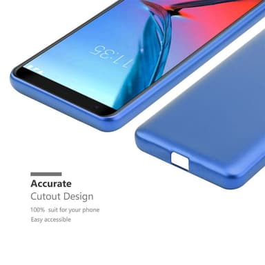 Skal ZTE Blade V9 Fodral Case (Blå)