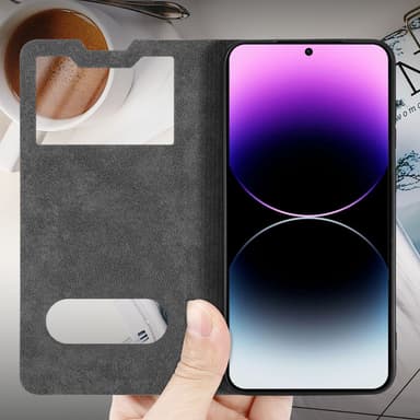 Samsung Galaxy S24 PLUS Plånboksfodral Skal (Röd)