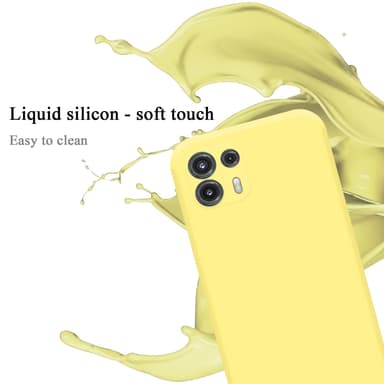 Motorola EDGE 20 LITE / FUSION Skal Fodral Case (Gul)