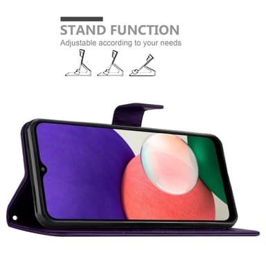 Samsung Galaxy A22 5G Plånboksfodral Skal (Lila)