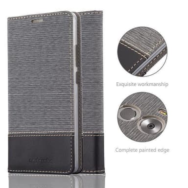 Huawei MATE 8 Plånboksfodral Skal (Grå)
