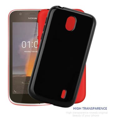 Nokia 1 2018 Skal Fodral Case (Svart)