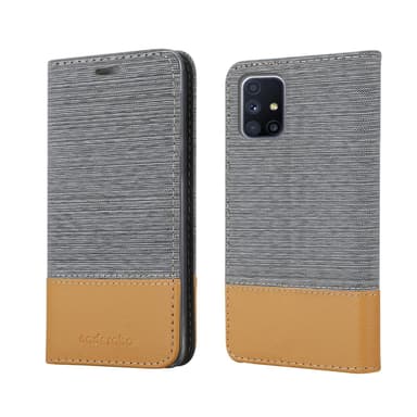 Samsung Galaxy M51 Plånboksfodral Skal (Grå)