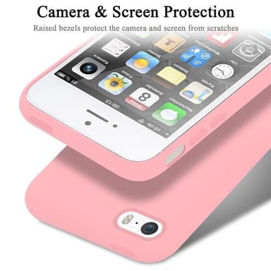 iPhone 5 / 5S / SE 2016 Skal Fodral Case (Rosa)