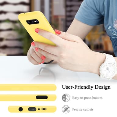 Samsung Galaxy S10e Skal Fodral Case (Gul)