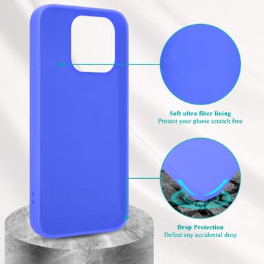 iPhone 14 PRO MAX Skal Fodral Case (Lila)
