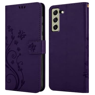 Samsung Galaxy S21 FE Plånboksfodral Skal (Lila)