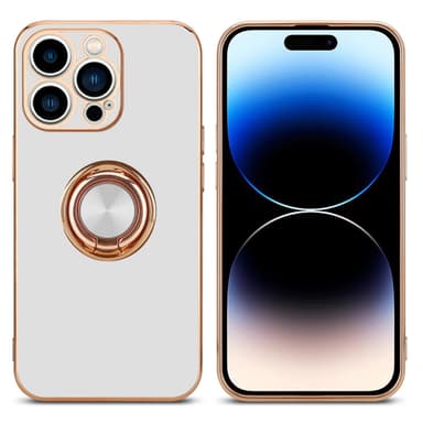 iPhone 14 PRO MAX Skal Fodral Case (Vit)