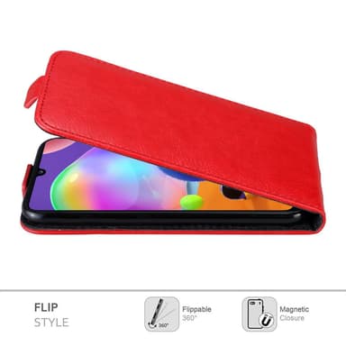 Samsung Galaxy A31 Flipfodral Skal (Röd)
