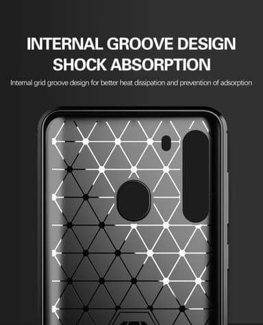 Samsung Galaxy A21 Skal Fodral Case (Grå)