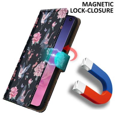 Samsung Galaxy S10 PLUS Plånboksfodral Skal (Svart)