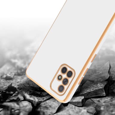 Samsung Galaxy A71 4G Skal Fodral Case (Vit)