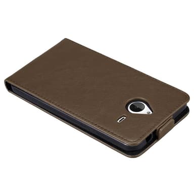 Nokia Lumia 640 XL Flipfodral Skal (Brun)