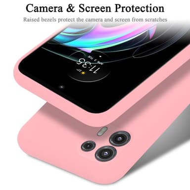 Motorola EDGE 20 LITE / FUSION Skal Fodral Case (Rosa)