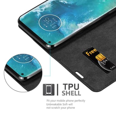 Motorola EDGE+ Skal Fodral Case (Svart)