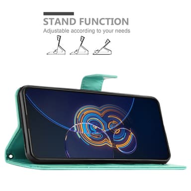 Asus ZenFone 8 FLIP Plånboksfodral Skal (Turkos)