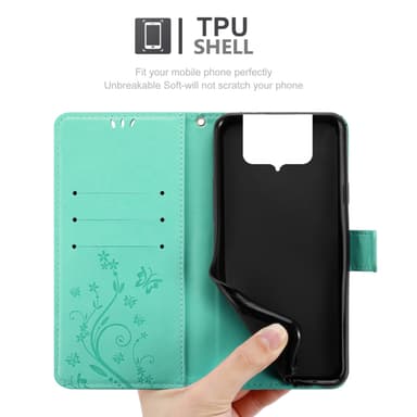 Asus ZenFone 8 FLIP Plånboksfodral Skal (Turkos)