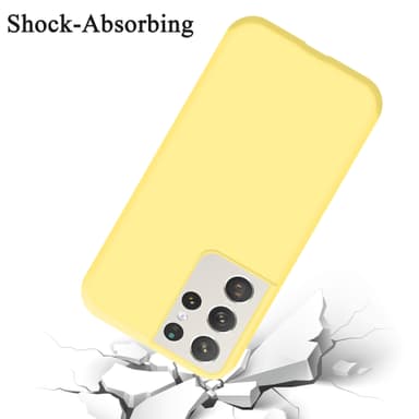 Samsung Galaxy S21 ULTRA Skal Fodral Case (Gul)
