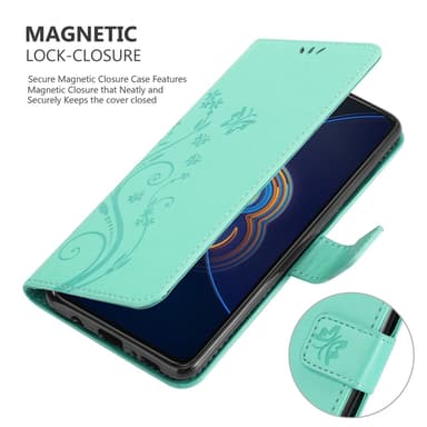 Asus ZenFone 8 FLIP Plånboksfodral Skal (Turkos)
