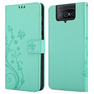 Asus ZenFone 8 FLIP Plånboksfodral Skal (Turkos)