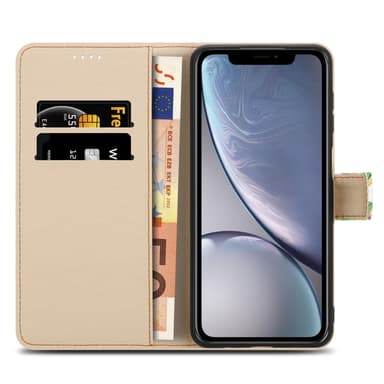 iPhone XR Plånboksfodral Skal (Grön)