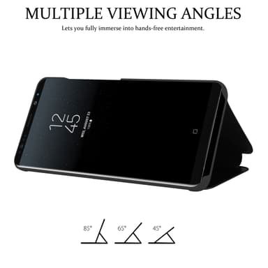 Samsung Galaxy NOTE 8 Plånboksfodral Skal (Svart)