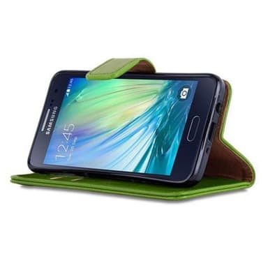 Samsung Galaxy A3 2015 Plånboksfodral Skal (Grön)