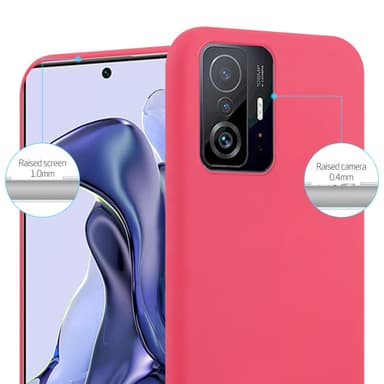 Skal Xiaomi 11T / 11T PRO Fodral Case (Röd)