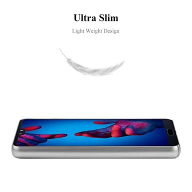 Huawei P20 Skal Fodral Case (Silver)