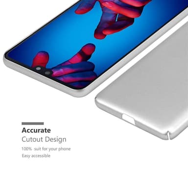 Huawei P20 Skal Fodral Case (Silver)