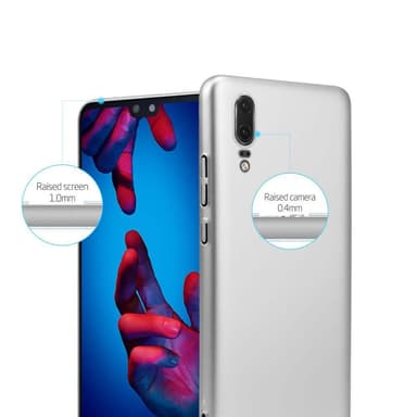 Huawei P20 Skal Fodral Case (Silver)