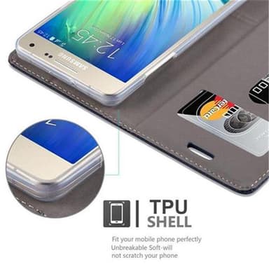 Samsung Galaxy A5 2015 Plånboksfodral Skal (Blå)