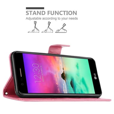 LG K10 2018 / K11 / K11 PLUS Plånboksfodral Skal (Rosa)