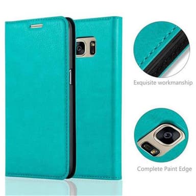 Samsung Galaxy S7 Skal Fodral Case (Turkos)