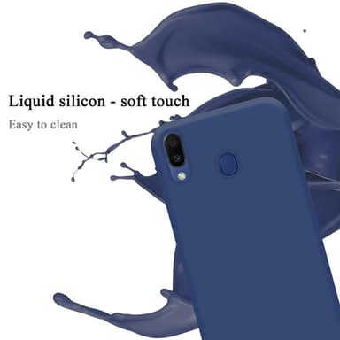 Samsung Galaxy M20 Skal Fodral Case (Blå)